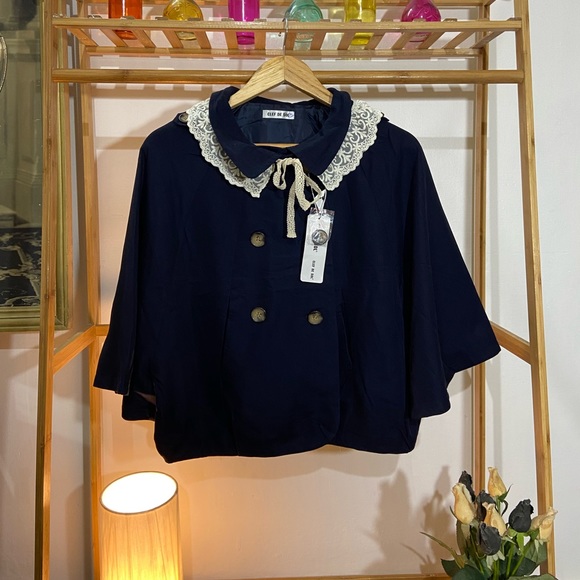 None Jackets & Blazers - Cape Coat.Size - S-L